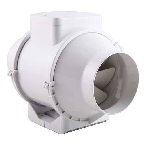 Xpelair XPXIMX100 100mm Centrifugal Plastic Inline Fan, 93078AW_base