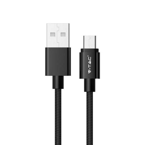 V-TAC 1M Micro Usb Platinum Series Braided Cable With Nylon Fabric_base
