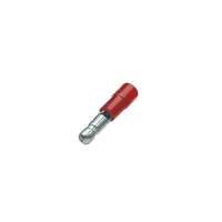 RONBAR MBR4.0 High-Quality 4mm Insulated Crimp Male Bullet Terminal Brass Red_base