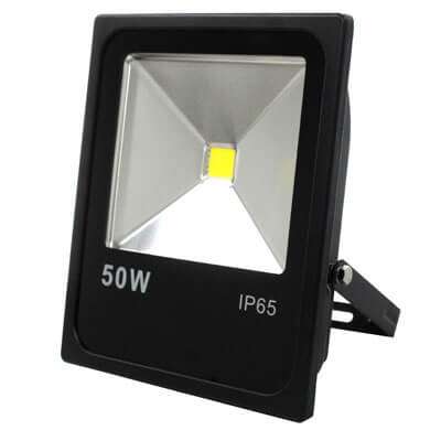 50w LED COB FLOOD LIGHT , WARM WHITE, BLACK BODY, IP65_base