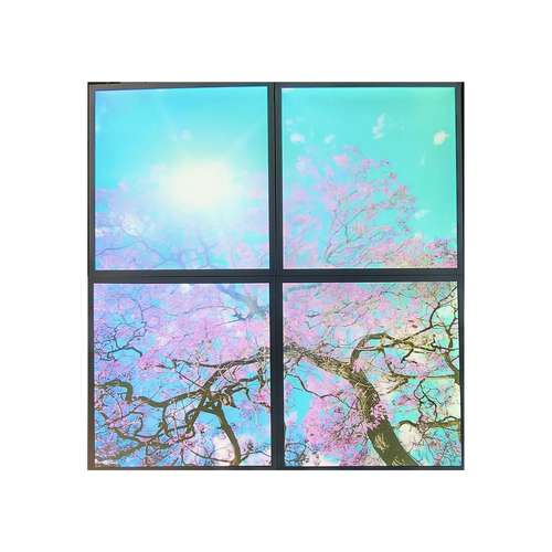 ENER-J E153 Sky Panel 40 Watts With Cherry Blossom Trees 2D Effect 60x60cm_base
