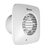 Xpelair XPDX100BS Simply Silent DX100B 4"/100mm Square Bathroom Fan, 93017AW_base