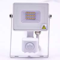 V-TAC VT433 SMD PIR Sensor Floodlight Samsung Chip 3000K White Body (VT-10-S)_base