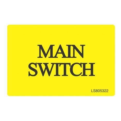 HISPEC LS803522 High Quality Mains Switch Safety Labels_base