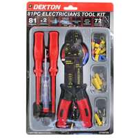 DEKTON DT20720 Electricians Tool Kit 81pc_base