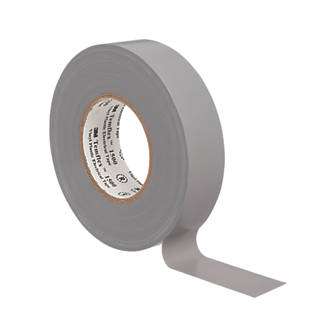 Partex INSTGRY20 Electrical PVC Self Adhesive Insulating Tape 20M Grey_base