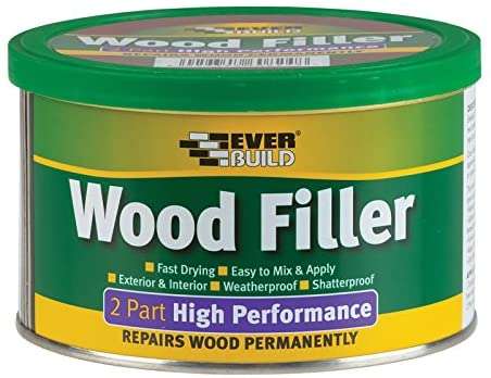 Everbuild High Performance Wood Filler 500g White_base