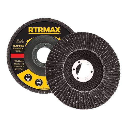 RTRMAX RDF11580 80 grit Flap Disc 115X22.2 _base