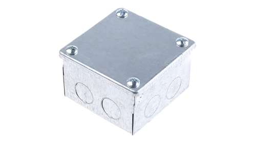 ADA44112G Steel Galvanized Adaptable Boxes With 8 Knockouts 4" X 4" X 1 1/2"_base