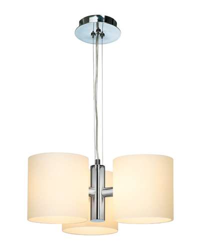 Firstlight Alto 3 Light Fitting in Chrome with Opal Glass_base