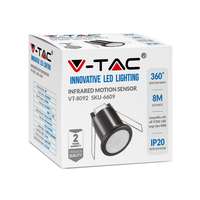 V-TAC VT6609 High Quality Modern PIR Ceiling Sensor Black Body (MAX:400W LED)_base