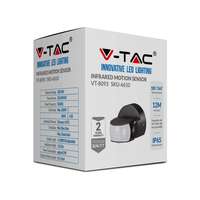 V-TAC VT6610 High Quality Modern Infrared Motion Sensor Black Body IP65_base