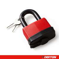 Dekton DT70119 65mm XL Waterproof Padlock with Dual-Locking Levers_base