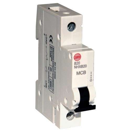 Wylex NHXB20 20 Amp MCB fuse (Replacement for NSB20)_base