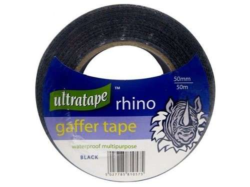 Ultratape Cloth Gaffer Tape (50mm x 50m)-Black_base