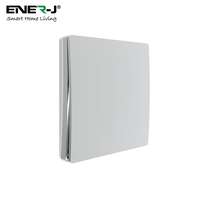 ENER-J WS1050S Wireless Kinetic Switch ECO RANGE Silver Body 1 Gang_base
