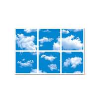 ENER-J E802 Sky Cloud Led Panel 3d Effect Ceiling Mount 6 Panels 60x60cm_base