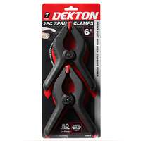 Dekton DT60618 2PC Heavy Duty 6" Spring Clamps 80mm Jaw Opening_base