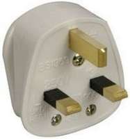 Plug Top With 3A Fuse - White_base