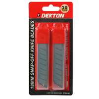 Dekton DT60140 18mm 20 Piece Heavy Duty Snap-Off Spare Blades_base