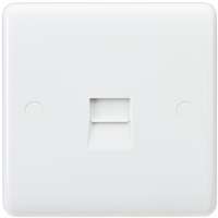 Curved Edge Telephone Extension Socket_base
