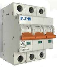 Eaton Memshield 3 MCB 63A 10/15kA Trip Type B 3P, EMBH363_base