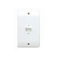 MK Electric Switch White Double Pole 50 Amperes 2 Gang Without Neon K5205WHI