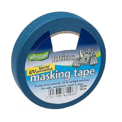 Ultratape Rhino Blue Masking Tape-25mm x 50m_base