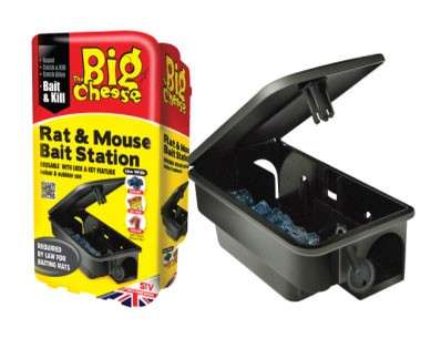 Big Cheese STV179 Rat and Mouse Killer Bait Station 3pc_base