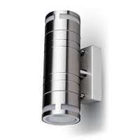 V-TAC VT7504 Stainless Steel body GU10 Up Down Outdoor 2 Way Wall Fitting IP44_base