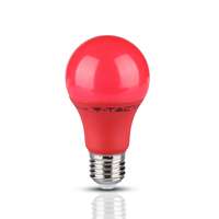 V-TAC VT7341 9W LED Red Color Light GLS A60 Shape Plastic Bulb 3000K E27_base
