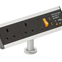13A 2G Mounting Power Station with Dual USB Charger (2.1A) and Bluetooth Speaker_base-