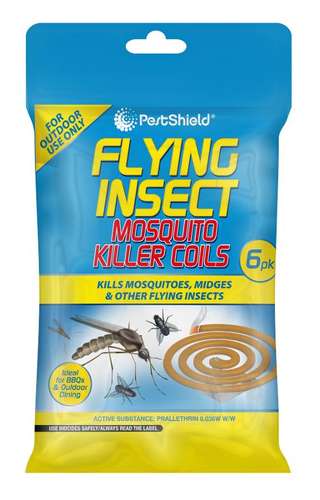 FLYING INSECT MOSQUITO KILLER COILS 6pk