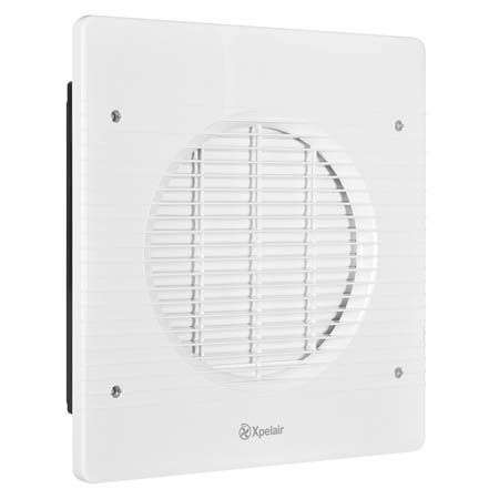 XPELAIR WX9 9" Wall Fan - Comm Wall Fan With Plastic wall-Liner for through wall mounting