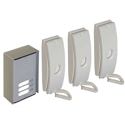 Easy Kit 6 Way Audio Door Entry Kit (5 Wire) Flush Mounted Panel_base