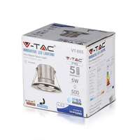 V-TAC VT8173 5W Dimmable Spotlight Fire-rated Fitting Samsung Chip Warm White 3000K - Nickle Body (VT-885)_base