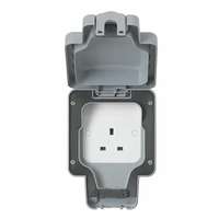 MK 1G UnSwitched 13A Outdoor Socket Masterseal