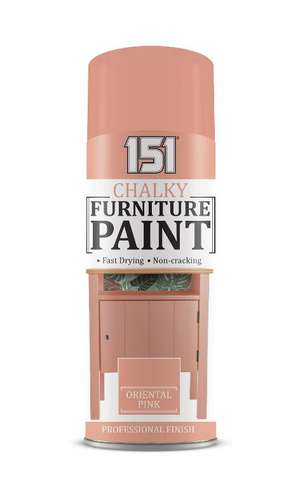 CHALKY FINISH FURNITURE PAINT ORIENTAL PINK 400ML
