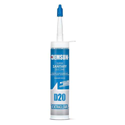 Demsun DS02205 D20 Super Sanitary Silicone Sealant Transparent & Adhesives Clear_base