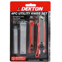 Dekton DT60127 2 Piece Snap-Off Knife Set With 5PC 9mm + 5PC 18mm Blades_base