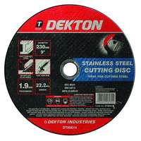 Dekton DT80614 230mm Cutting Disc Stainless Steel Ultra Thin Flat_base