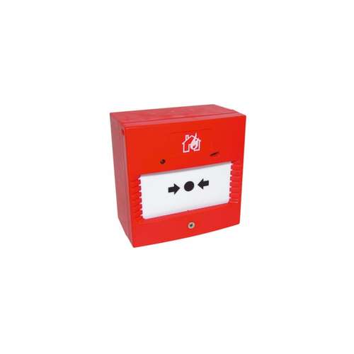 Fike 402-0006 High-Quality Waterproof Twin Flex Manual Call Point Red_base