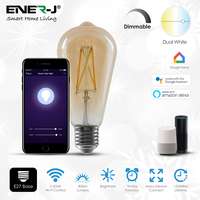 ENER-J SHA5310 Smart Wi-Fi Filament Lamp ST64 8.5W _base
