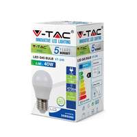 V-TAC LED Light G45 Plastic Bulbs E27 Base Samsung Chip White 5.5W_base