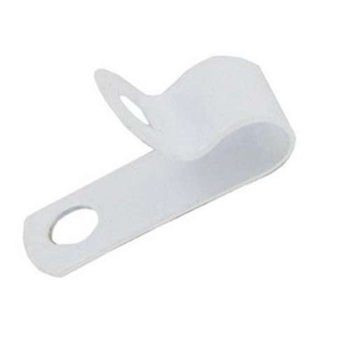 Termination Technology AP8W-50 8mm White Pyro Soft Skin LSF Coated Cable Clips (Pack of 50)_base