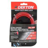 Dekton DT70340 15mm X 900mm Bike Cable Lock with 2 Keys_base