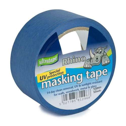 Ultratape Rhino Blue Masking Tape-50mm x 50m_base