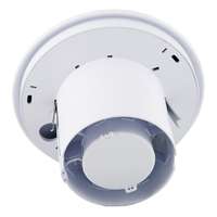 Xpelair XPDX100BHPTR Simply Silent DX100B 4'/100mm Round Bathroom Fan With Humidistat, Pullcord And Timer, 93000AW_base
