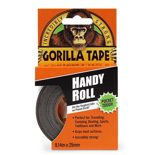 Gorilla Tape – 9m Handy Roll Black_base