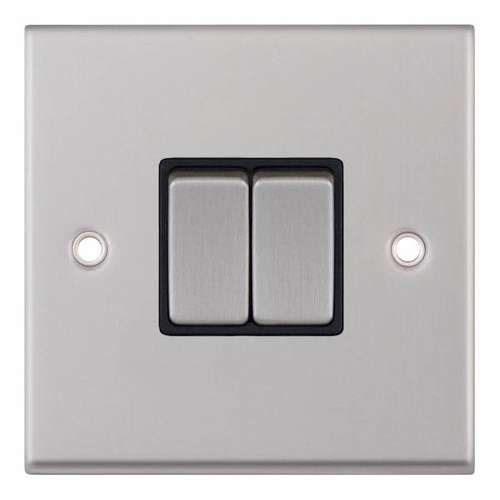 Selectric 2 Gang 2 Way 10A Plate Switch X-Rated, 7MPRO_base
